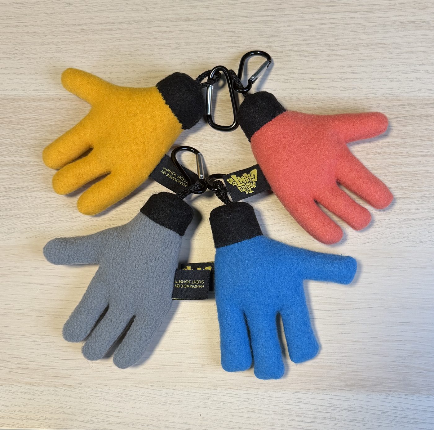 Handmade puppet hand keychains